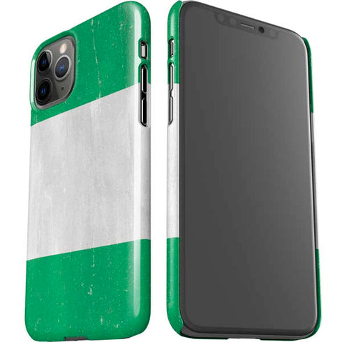 Nigeria Flag Distressed iPhone 11 Pro Lite Case